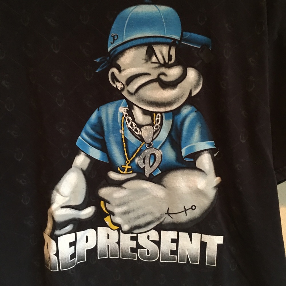 Popeye Represent Graphic Short Sleeve T-shirt XL